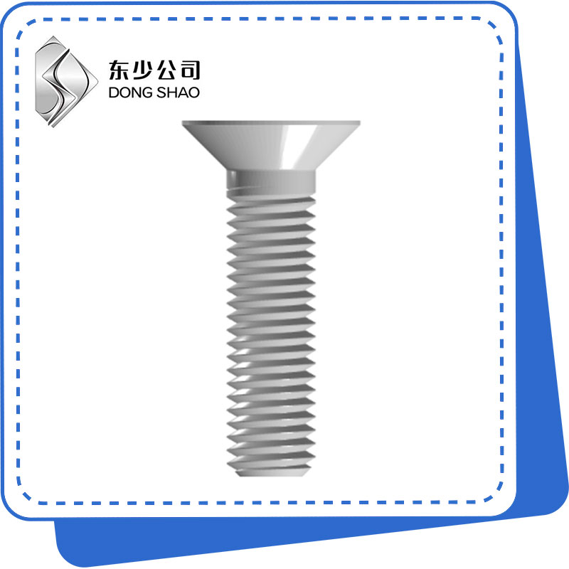 ባለ ስድስት ጎን ሶኬት ጠፍጣፋ Countersunk ራስ ካፕ ብሎኖች